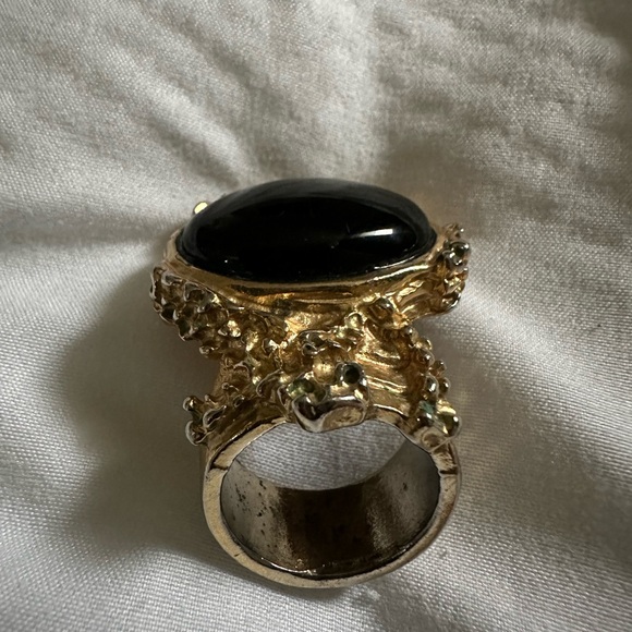 Vintage YSL rare Arty black ring size 7 - Picture 6 of 10
